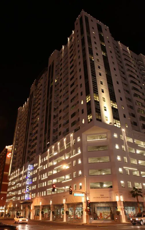The Ogden high-rise condominium tower in Downtown Las Vegas
